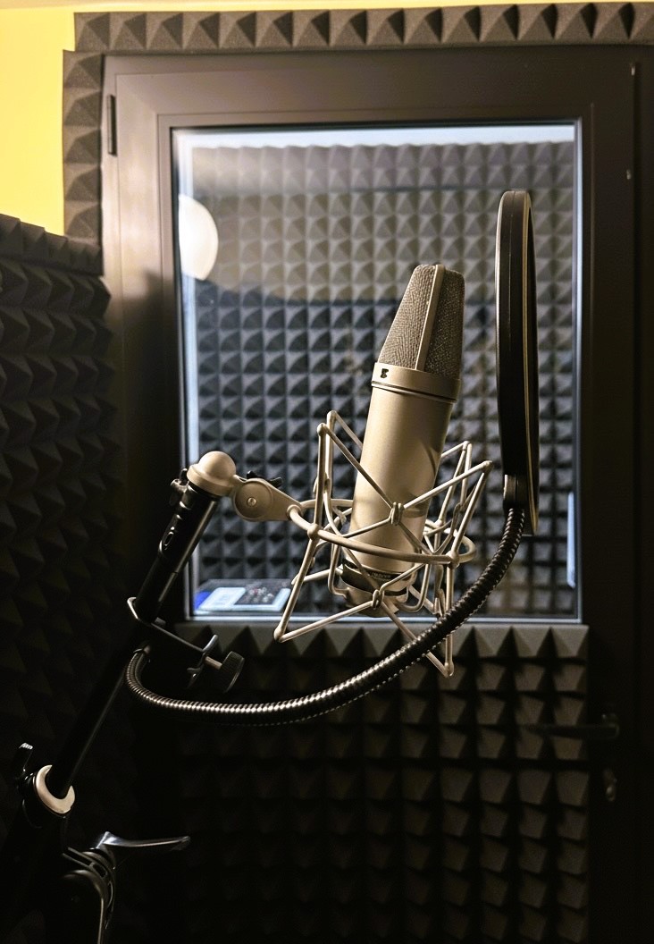 Sala strumenti dello studio